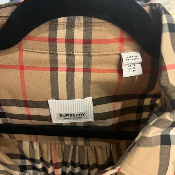 Burberry Nova Check Long Sleeve Shirt Dress - Excellent Condition - Picture 3 of 7
